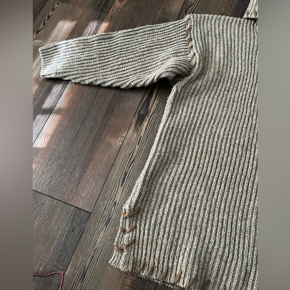 QPS Turtleneck Chunky Wool Sweater XL - Picture 4 of 13